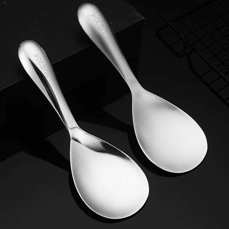 RiceBuddy – Robuster Reislöffel aus Stahl