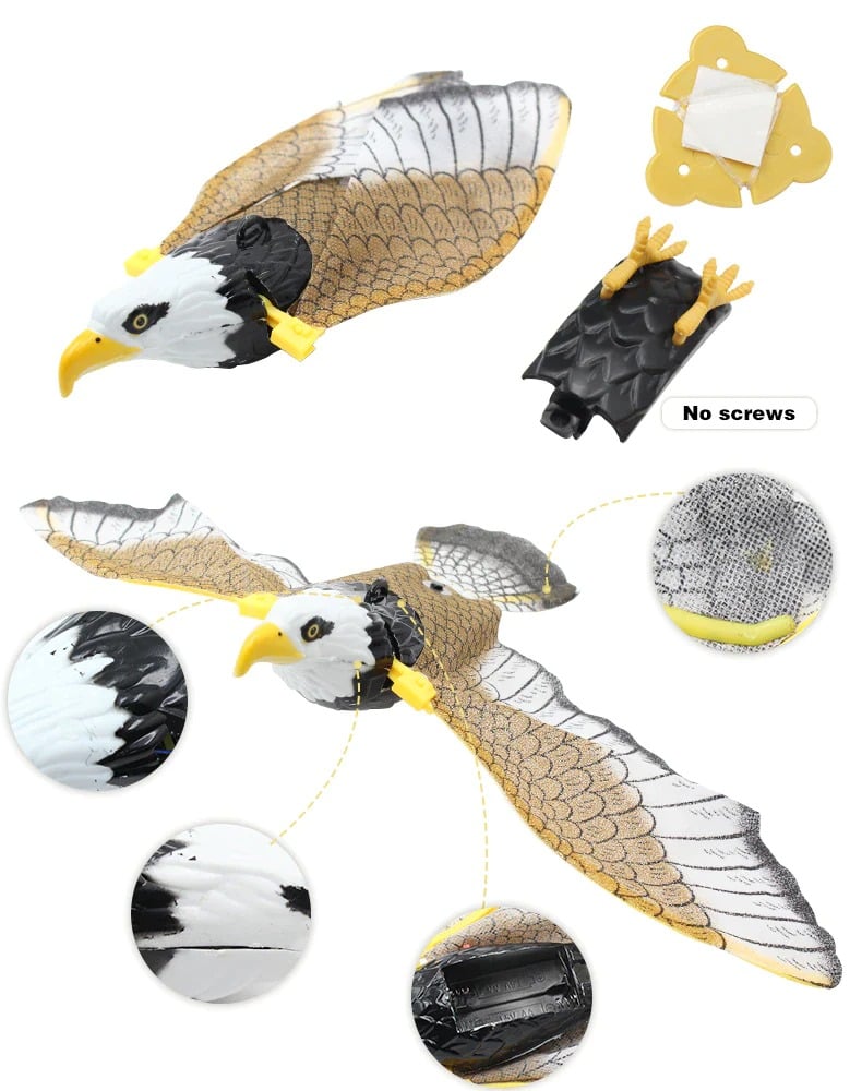1+1  GRATIS | BirdrFly™ - Automatisch bewegter Simulationsvogel [Letzter Tag Rabatt]