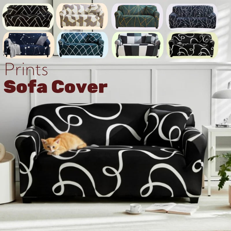 FlexiHome Stretch-Sofabezug | Zeitgemäße Passform | Umfassender Schutz für 1–4-Sitzer-Sofas | Waschbar & Trendig