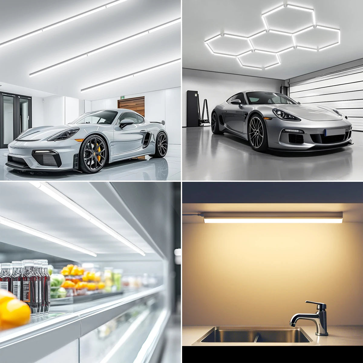 LumiLine T5 LED-Lichtleiste 50 cm | 15 W | Neutrale, Warme & Kühle Weißtöne | Aluminiumgehäuse | Energieeffizient & Flimmerfrei