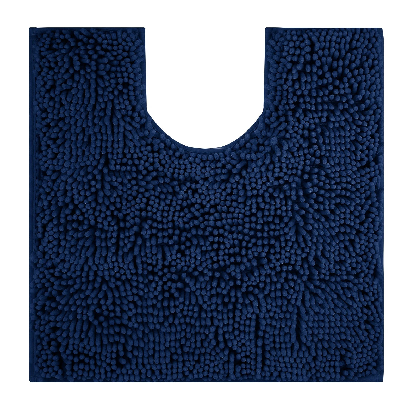 Aqualume | U-förmige Toilettenmatte | Chenille-Badmatte mit überlegener Saugfähigkeit | Rutschfest und maschinenwaschbar | Weich und gemütlich