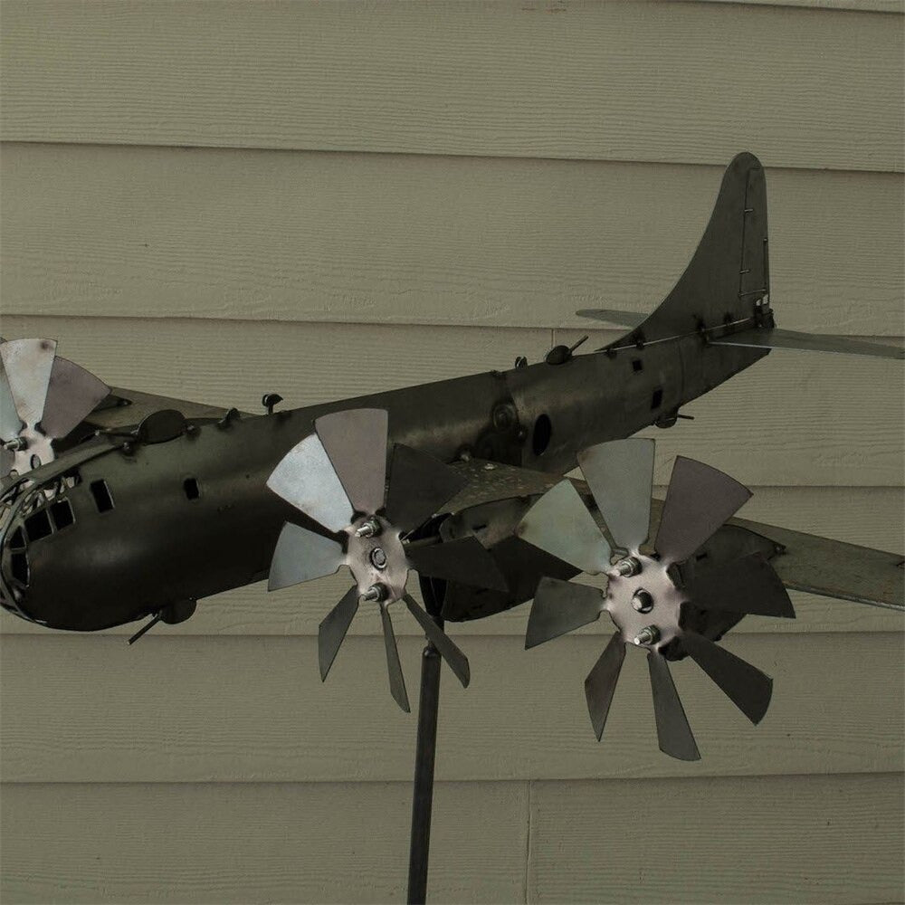 SkySpin – Das Flugzeug-Windrad für deinen Garten!