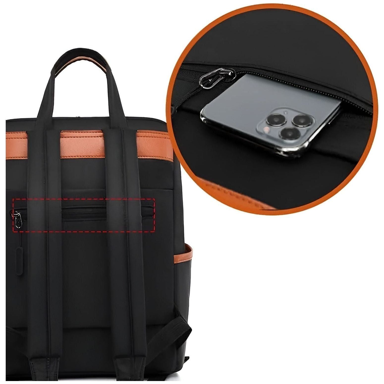 Lunara Anti-Diebstahl Damen Rucksack | Wasserabweisend & Vielseitig | In 4 Farben | Mit Umhängefunktion