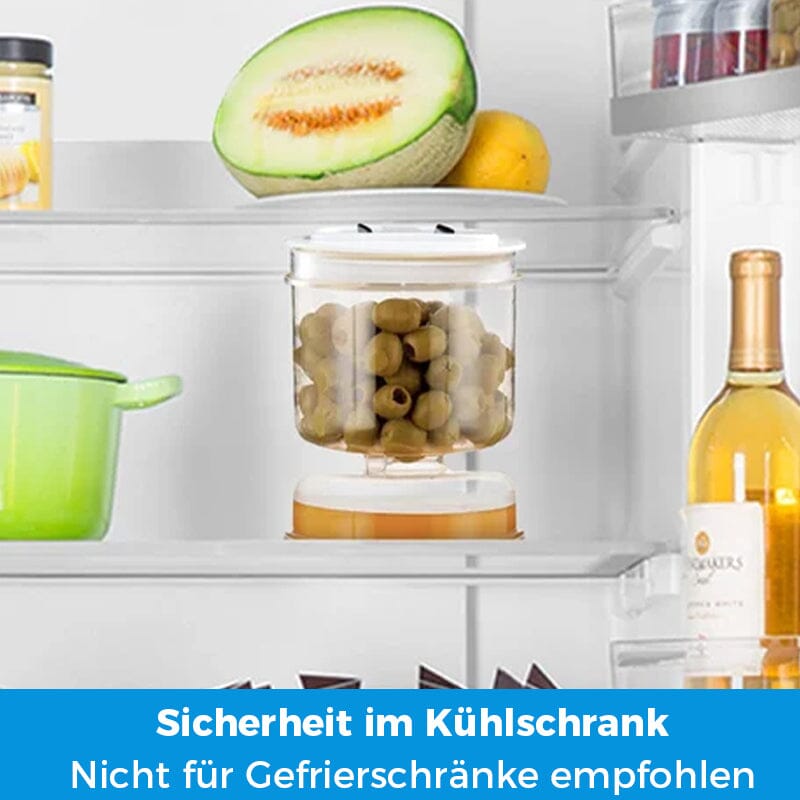 PicklePal™ - Essiggurken- und Olivenglasbehälter mit Sieb [Letzter Tag Rabatt]