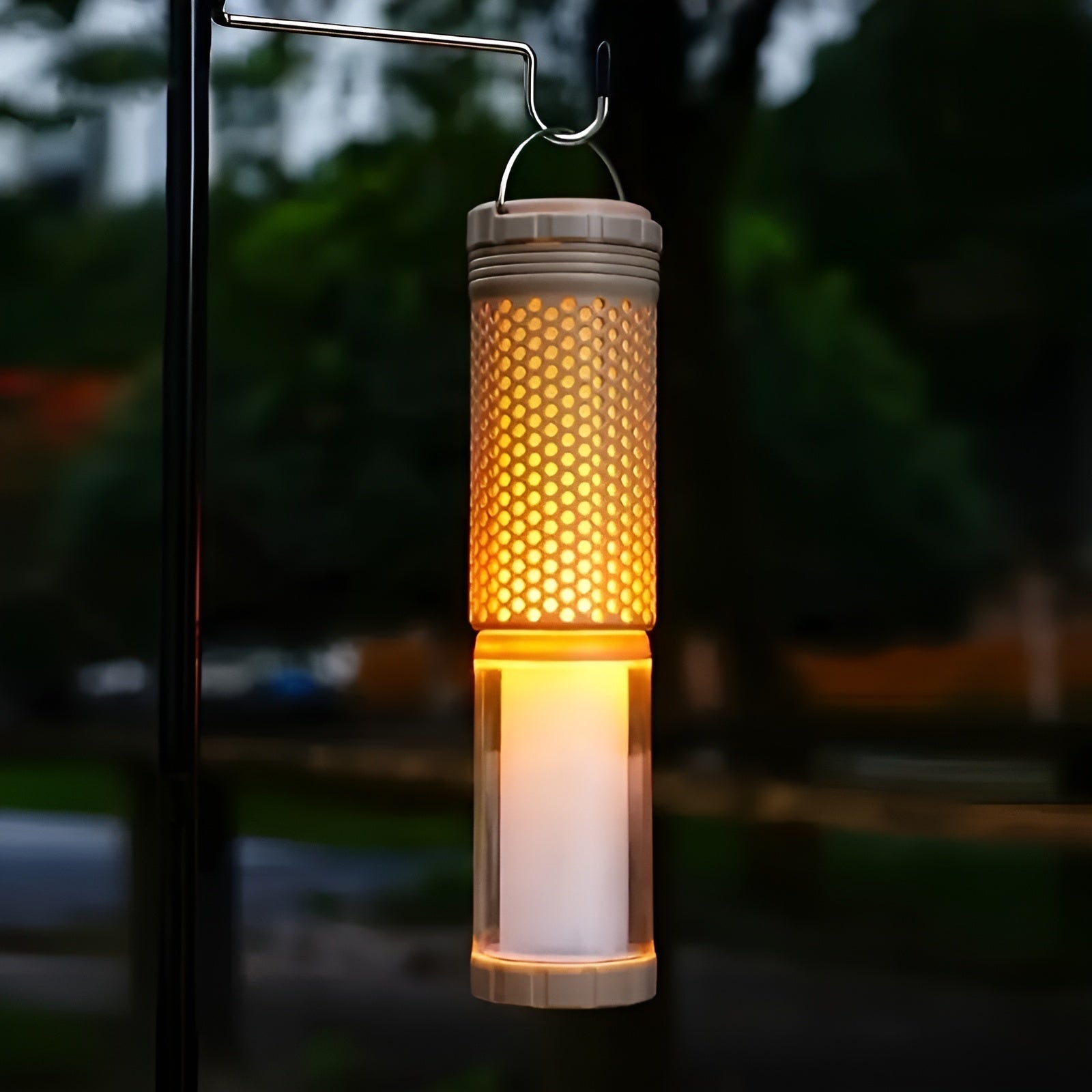 CampiLume LED Campinglampe | Höhenverstellbar & Wiederaufladbar | 30 Stunden Laufzeit