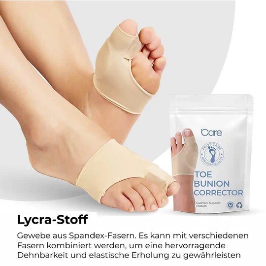 Footalis FlexAlign | Zehenspreizer für Hallux Valgus | Hautfreundlich & Diskret | Für Tag & Nacht