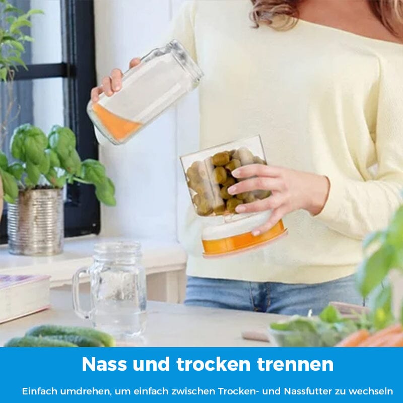 PicklePal™ - Essiggurken- und Olivenglasbehälter mit Sieb [Letzter Tag Rabatt]
