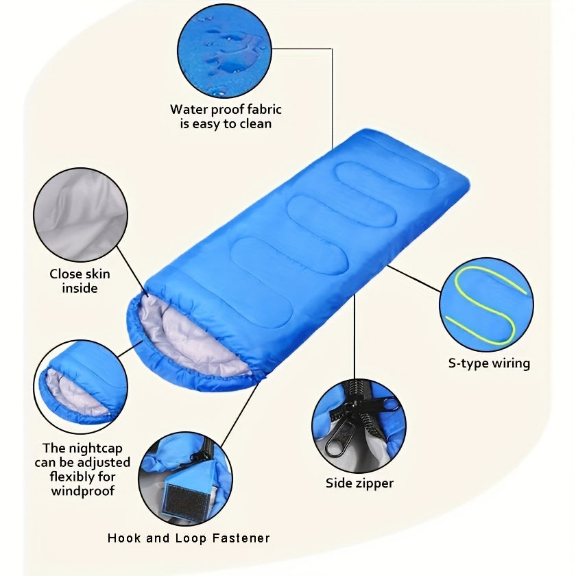 FrostGuard | Trekking-Schlafsack | Für Temperaturen von -5°C bis 20°C | Kompakt & Warm