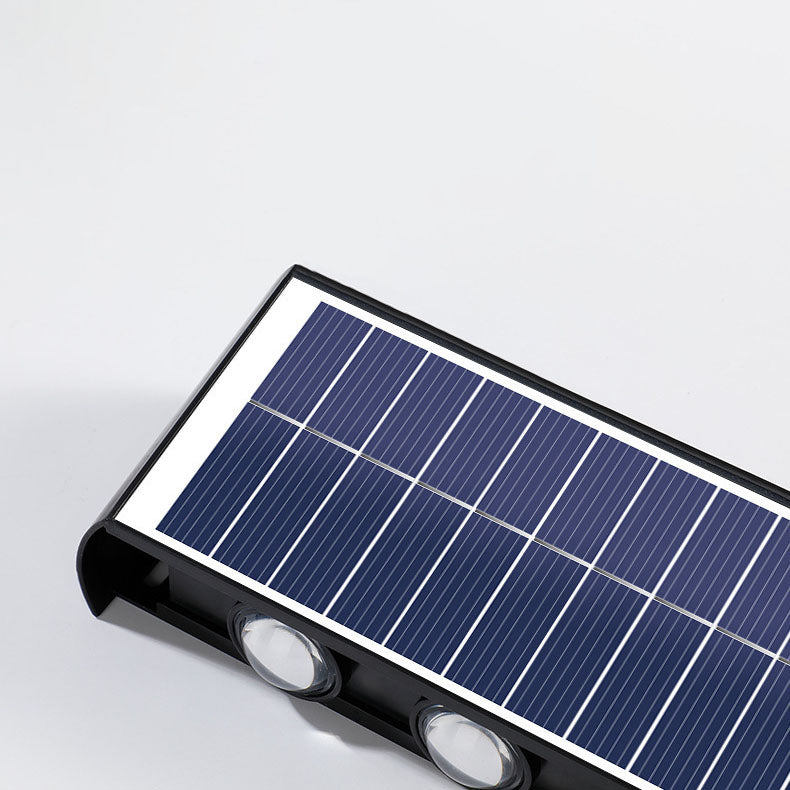 SolaraMax Solar-Wandleuchte | Modernes Design | Solarbetrieben | IP56 Wasserdicht | Energieeffizient