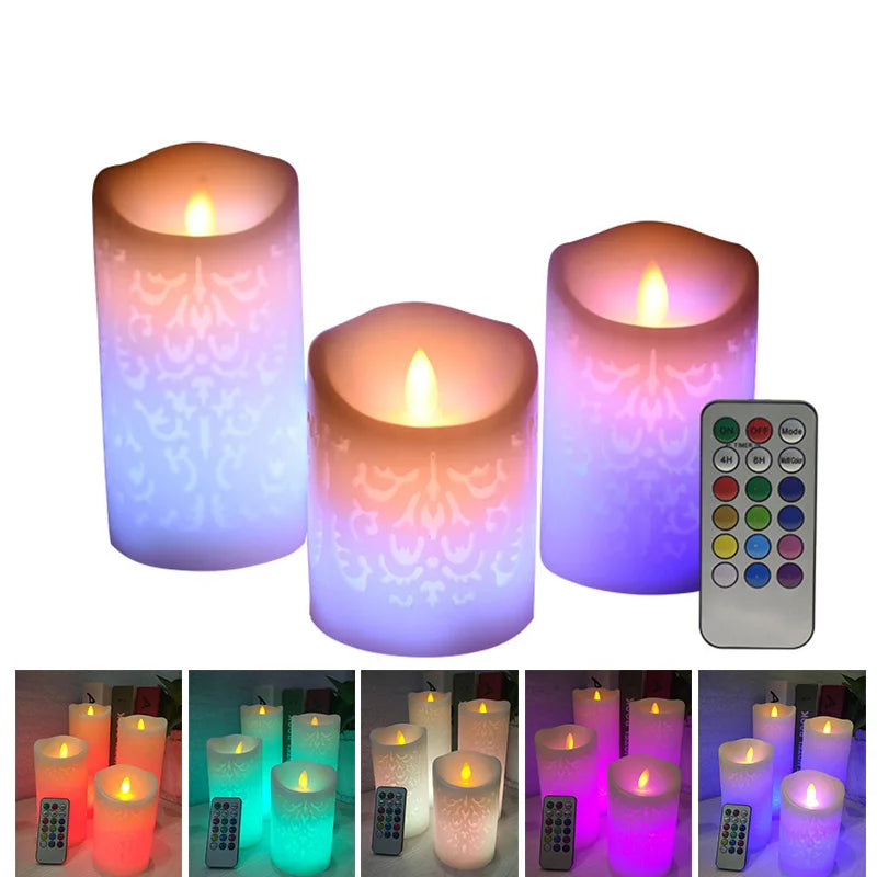 LED-Echtwachskerze LumiFlame | Flackernde Flammensimulation | Inklusive Fernbedienung & Timer | Batteriebetrieben & Sicher