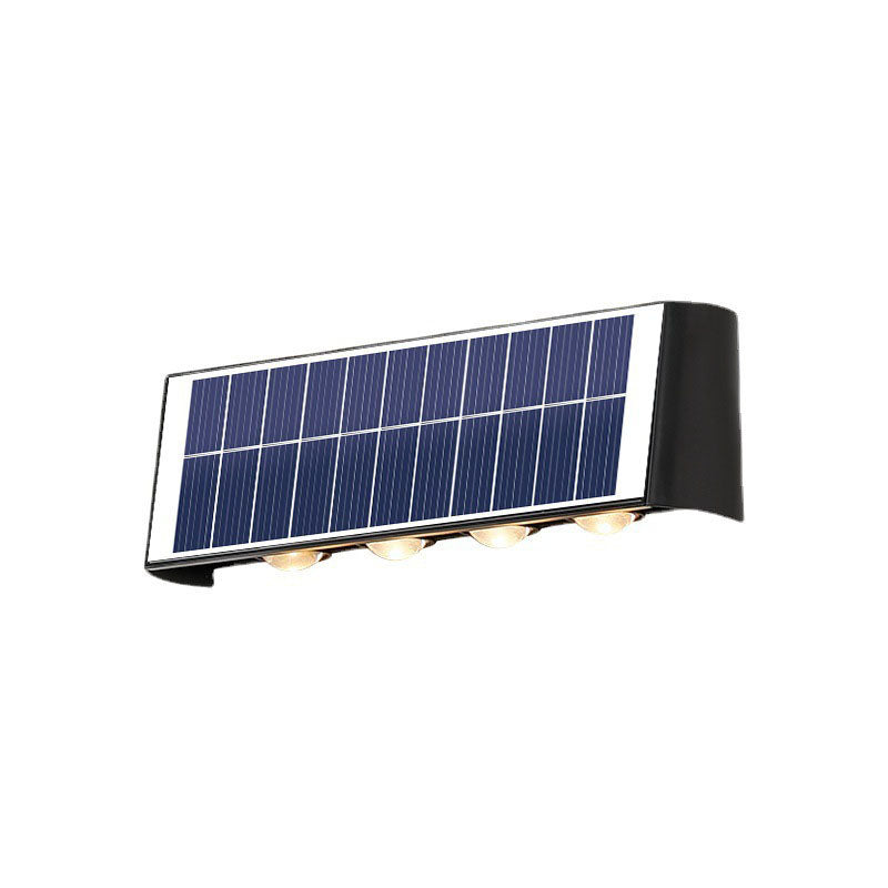 SolaraMax Solar-Wandleuchte | Modernes Design | Solarbetrieben | IP56 Wasserdicht | Energieeffizient