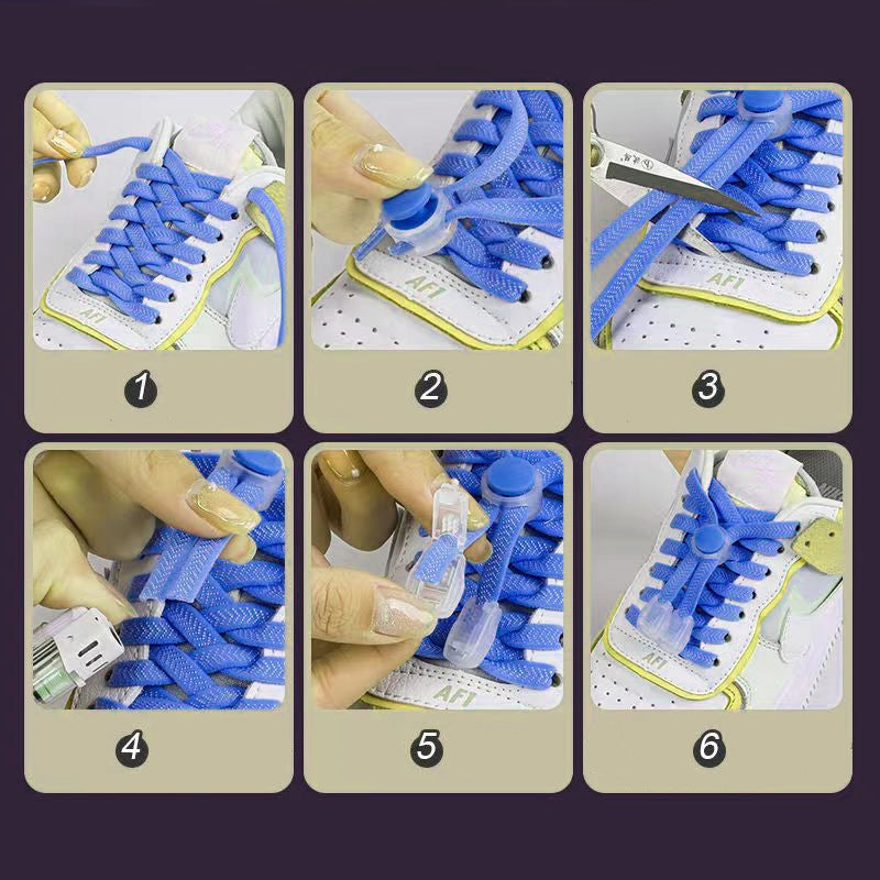 2+1 GRATIS | SnapLace - Bindungsfreie elastische Schnürsenkel [Letzter Tag Rabatt]