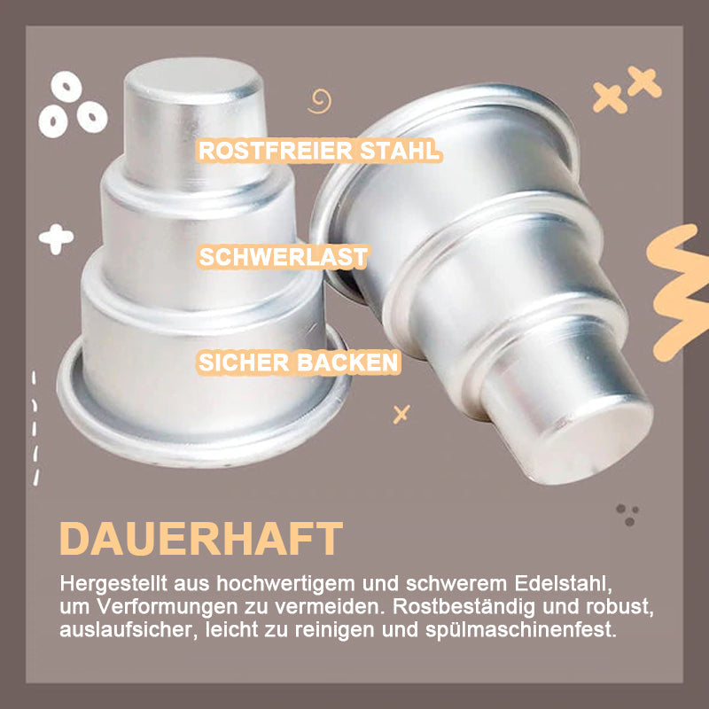 TierTins - Mini Mehrschichtige Kuchenform [Letzter Tag Rabatt]