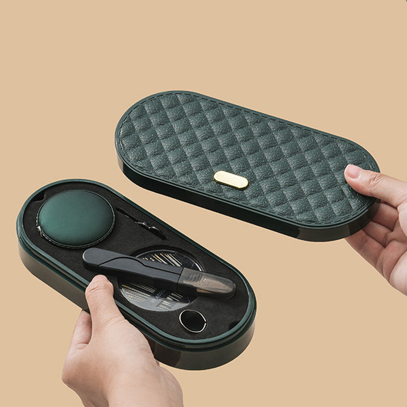 Fadenta Nähkit Deluxe | Doppel-Etui | 20 Spulen | Kompakt | 19,5×8,5×3,8 cm
