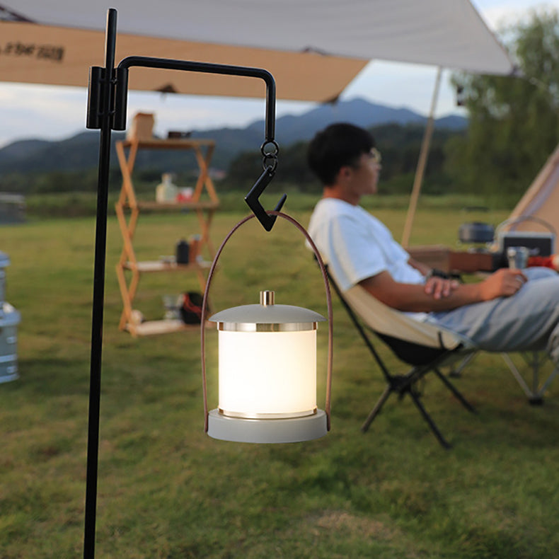 Soluvo LED Tischleuchte | Minimalistische Nachtlampe für drinnen & draußen | Warmweißes Stimmungslicht | Wiederaufladbar & tragbar | Für Balkon, Camping & Zuhause