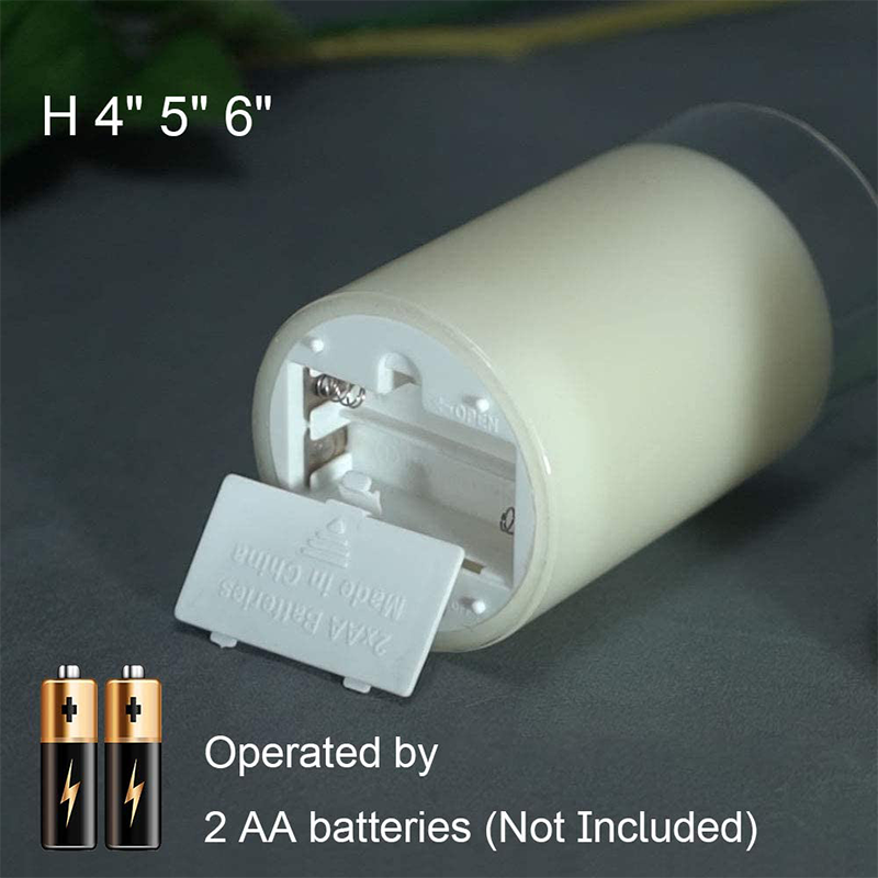 MerryCandle - Sichere Gemütliche Atmosphäre mit Realistischem Flammenlosen Kerzenlicht