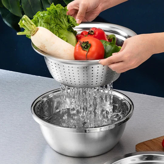 BowlXpert - Multifunktionale Schüssel aus Edelstahl [Letzter Tag Rabatt]
