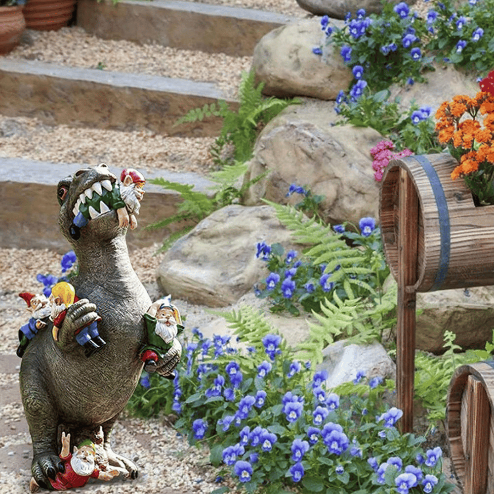 DinoMunch – Der freche Blickfang für Ihren Garten