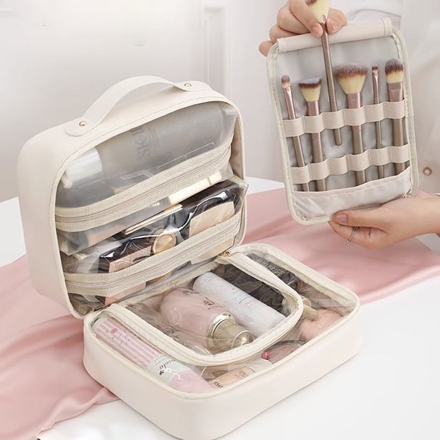 GlamiZen™ – Multi-Fach-Kosmetiktasche für stilvolle Organisation