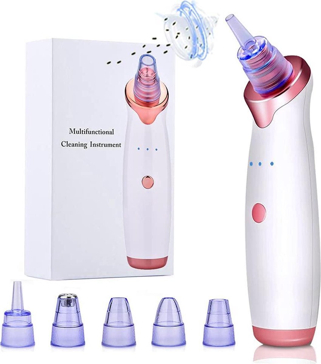 ClearGlow Pro | Vakuum-Porenreiniger für tiefenreine Haut | Mitesserentfernung & Hautglättung | Kabellos & Wiederaufladbar