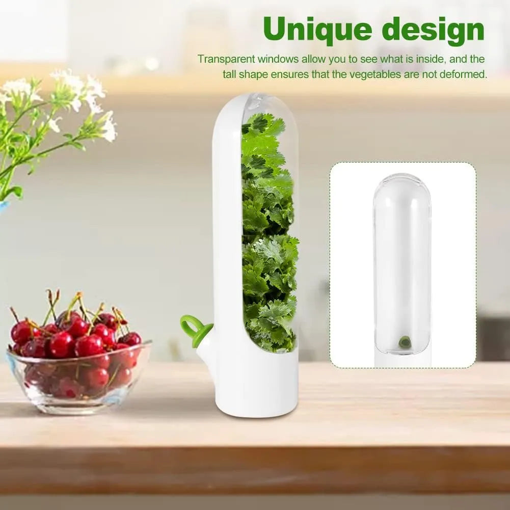 1+1 GRATIS | HerbPod - Frischhaltebehälter für Gemüse und Kräuter [Letzter Tag Rabatt]