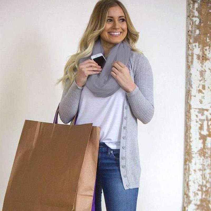 CozySafe – Der Schal mit Geheimfach für Wärme & Sicherheit