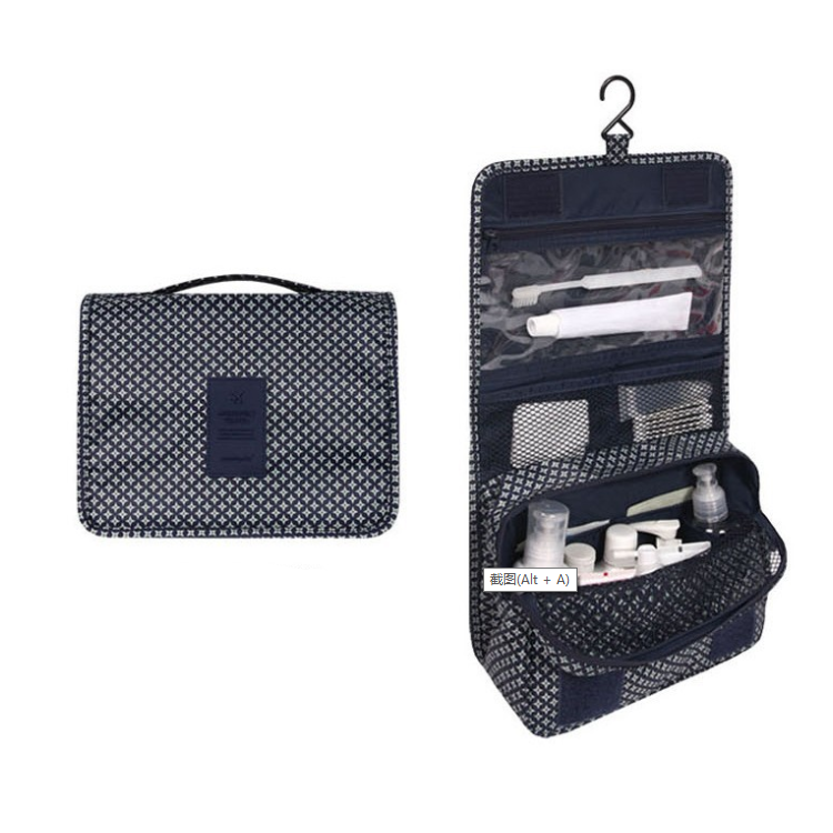 TravelEase Kosmetiktasche | Wasserabweisend | Praktischer Haken | Gepolstert