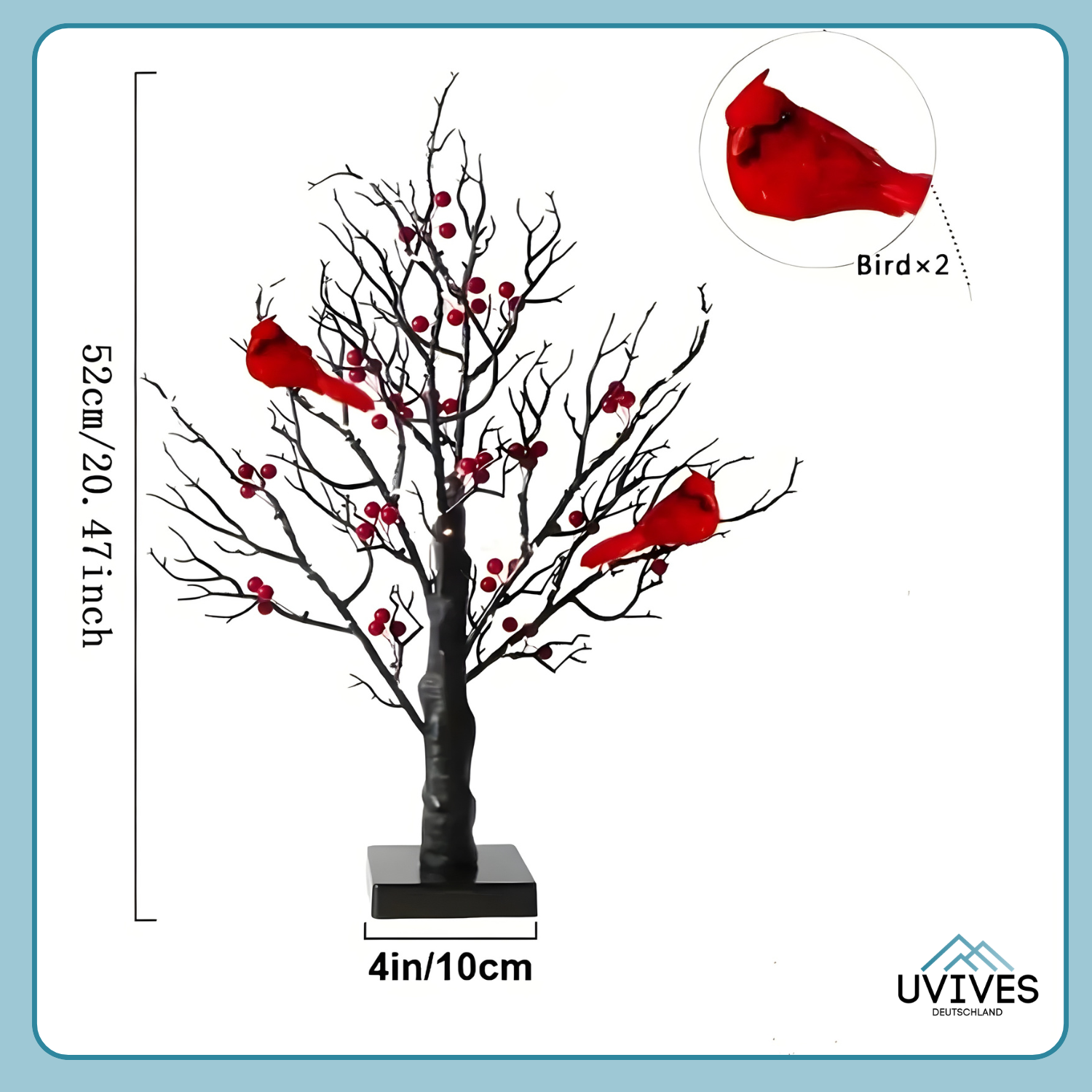 BirdPine Classic – Der leuchtende Vintage-Weihnachtsbaum voller Nostalgie