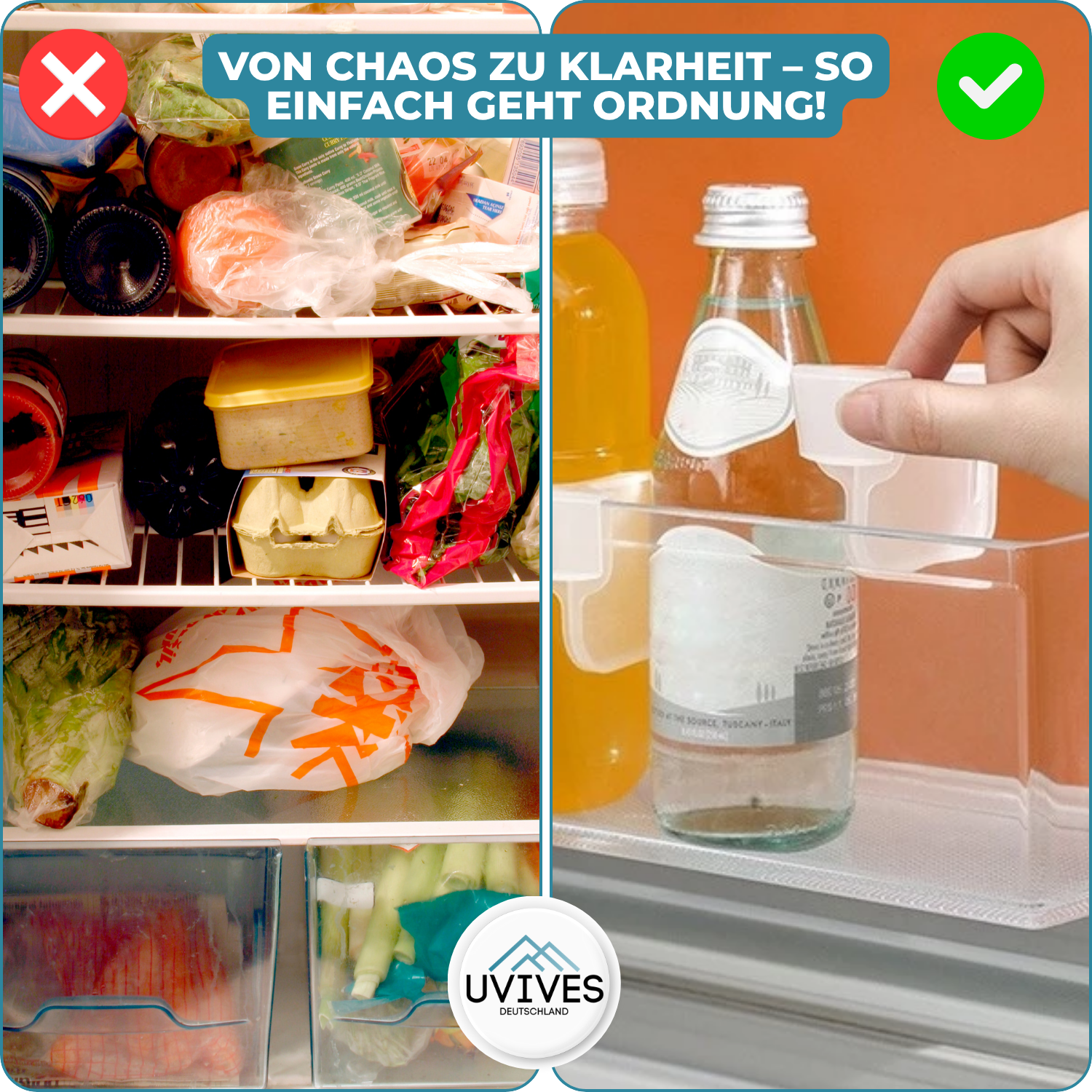 5+5 GRATIS | FridgeTidy – Schluss mit Chaos, alles an seinem Platz!