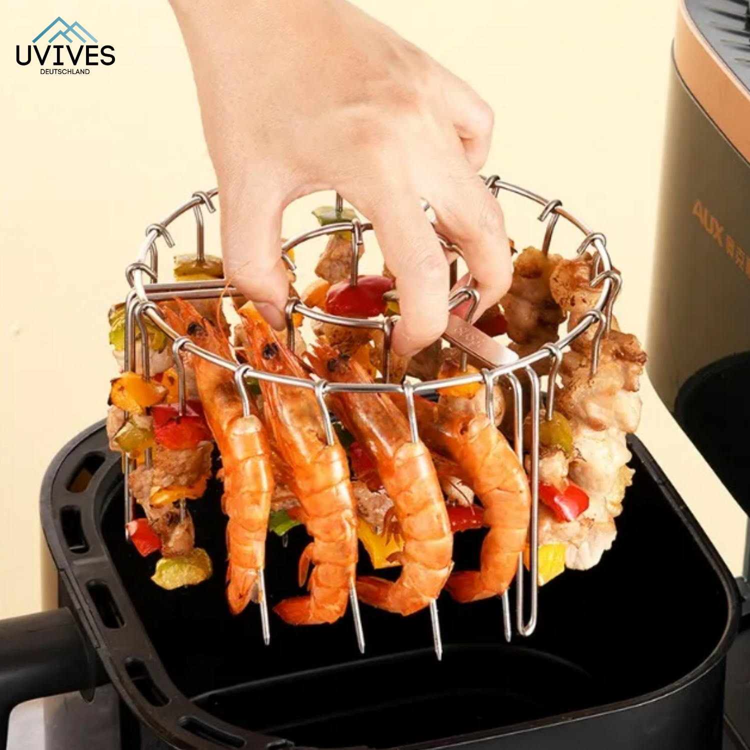 CrispGrill Set – Knuspriger Genuss ohne Rauch & Fett!
