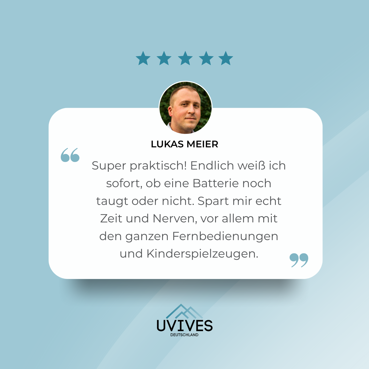 VoltCheck – Nie wieder leere Batterien zur falschen Zeit