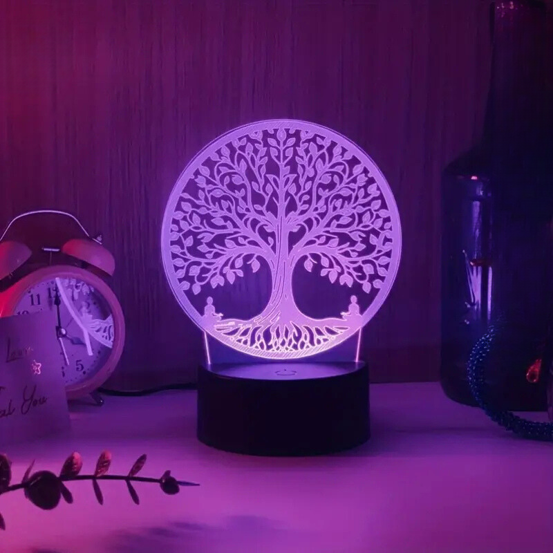 Lumivista LED-Lichtkunst | 3D-Design mit Wow-Faktor | Farbwechsel & Warmlicht | Für Kinderzimmer, Wohnzimmer & Deko-Fans | USB & Batteriebetrieb