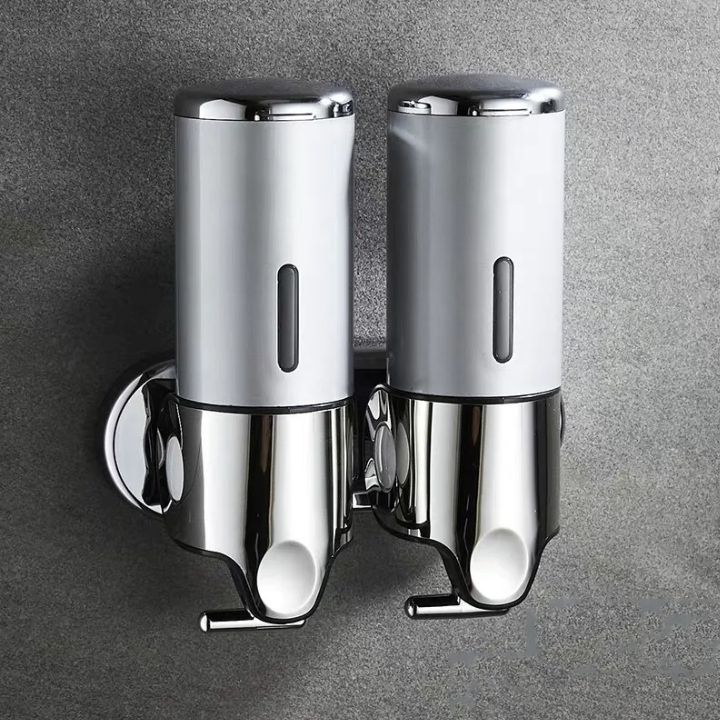 Glanzvaro Seifenspender Set | Edelstahl Design | Wandmontage | 3er Set