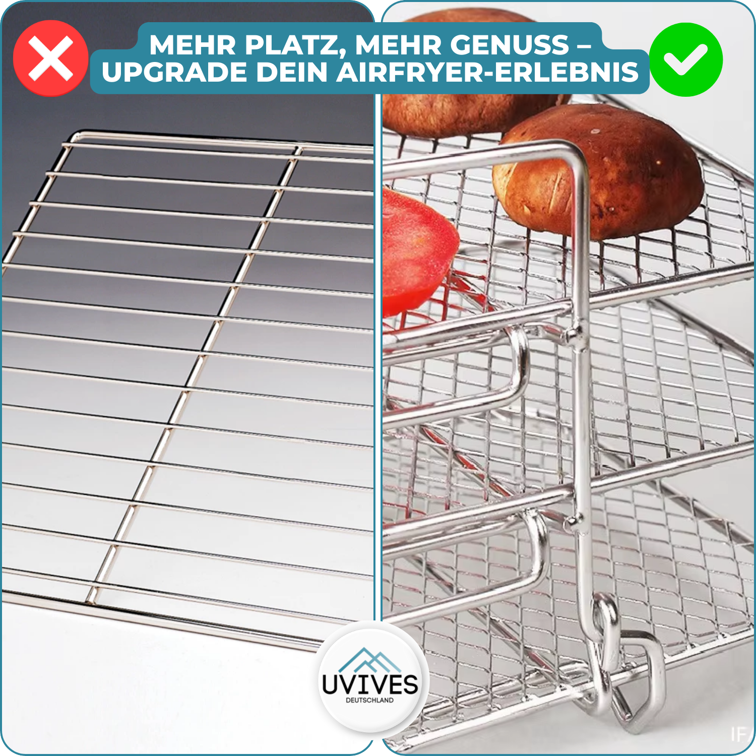GrillStack™ – Mehr Platz im Airfryer, mehr Genuss auf dem Teller