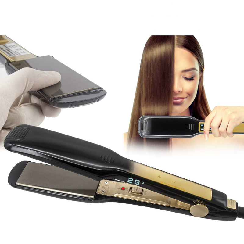 Glissence Touch | Profi-Glätteisen & Lockenstyler | Titanplatten | Touchscreen | 10 Temperaturstufen