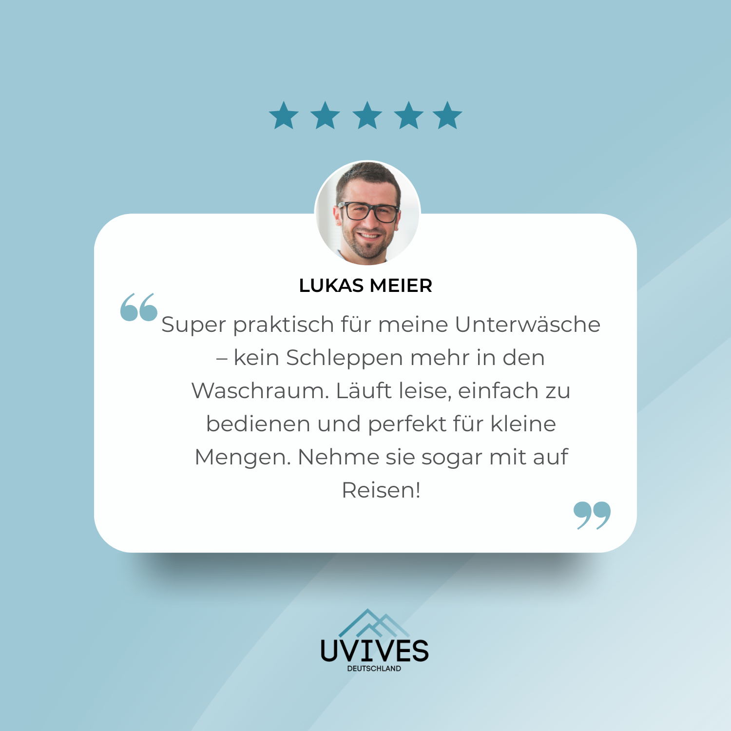 WashPod Go – Saubere Wäsche. Überall. Jederzeit.