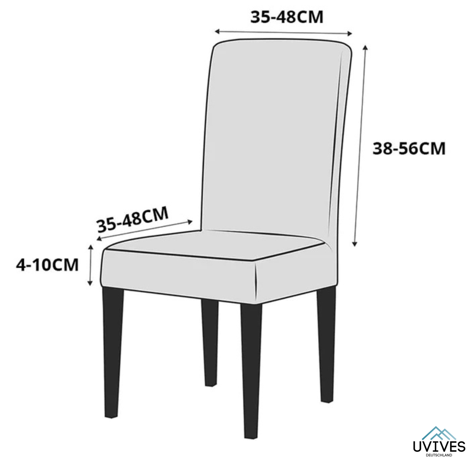 1+1 GRATIS | EasyChair - Premium Stretch Stuhlhussen [Letzter Tag Rabatt]