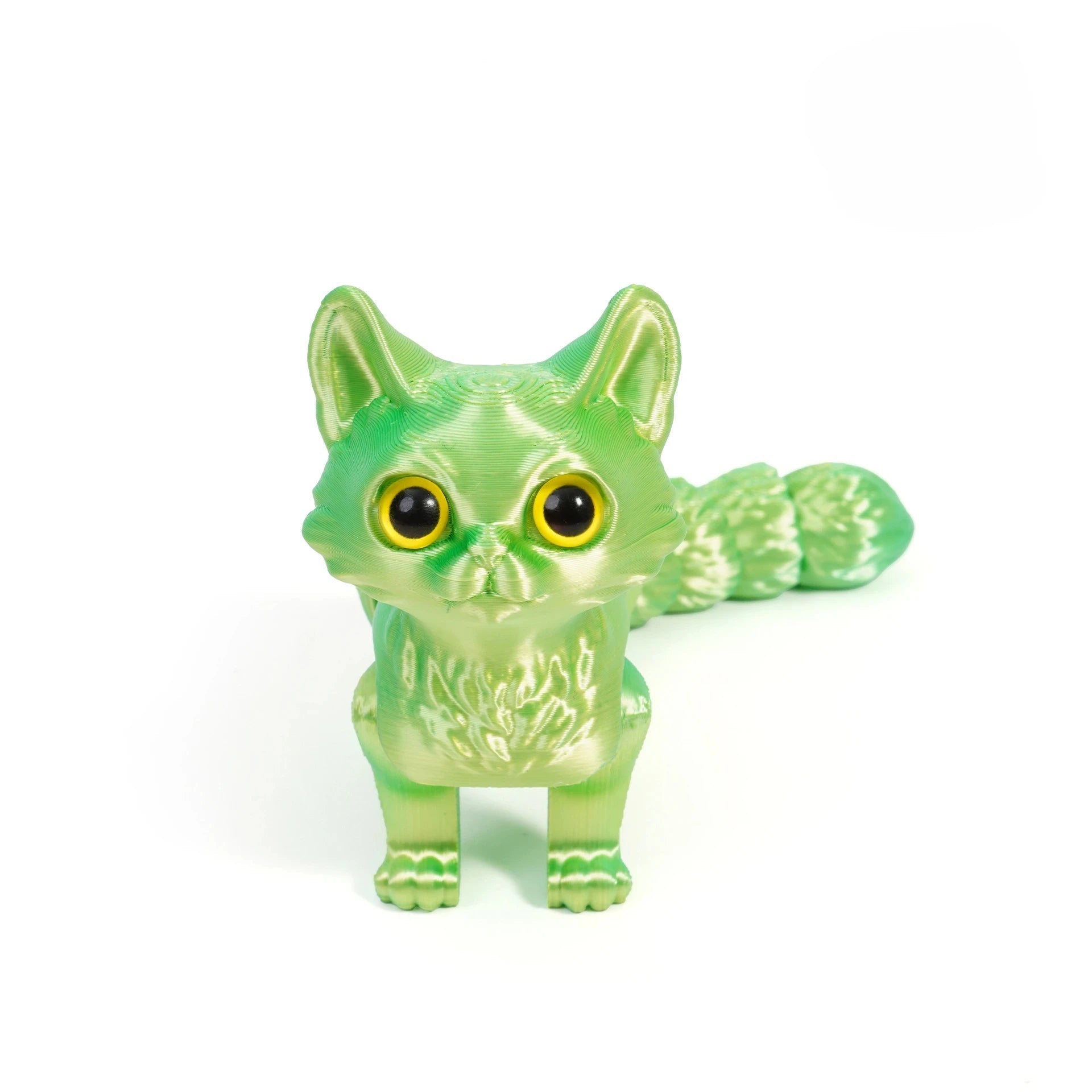 3D Bewegbare Katzenfigur | 12/16 cm | Geschenkidee & Dekoration | Detailreich und Flexibel
