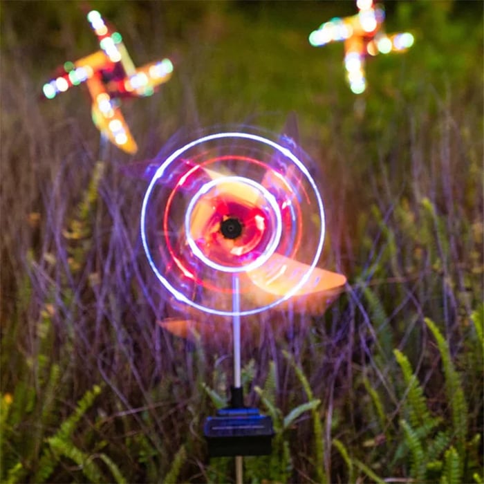 SolarSpin - Verwandeln Sie Ihren Garten mit leuchtenden Windmühlen