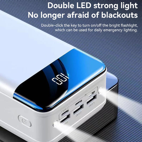 Enerzium Titan | Powerbank 100.000 mAh | Schnellladen | Kompakt & Vielseitig