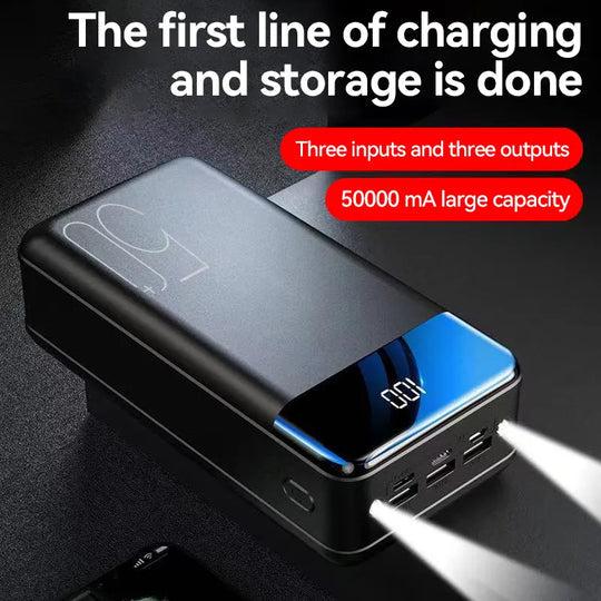 Enerzium Titan | Powerbank 100.000 mAh | Schnellladen | Kompakt & Vielseitig