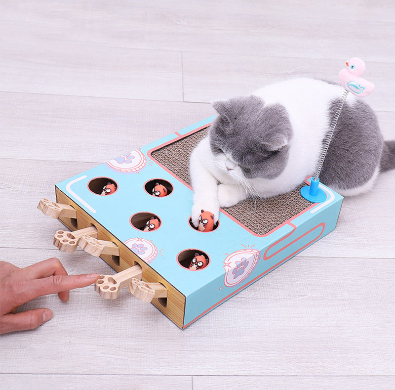 FelineFun Interactive Cat Toy | USB-Aufladbar & Geräuscharm | Mit Zufallsmodus & Federn
