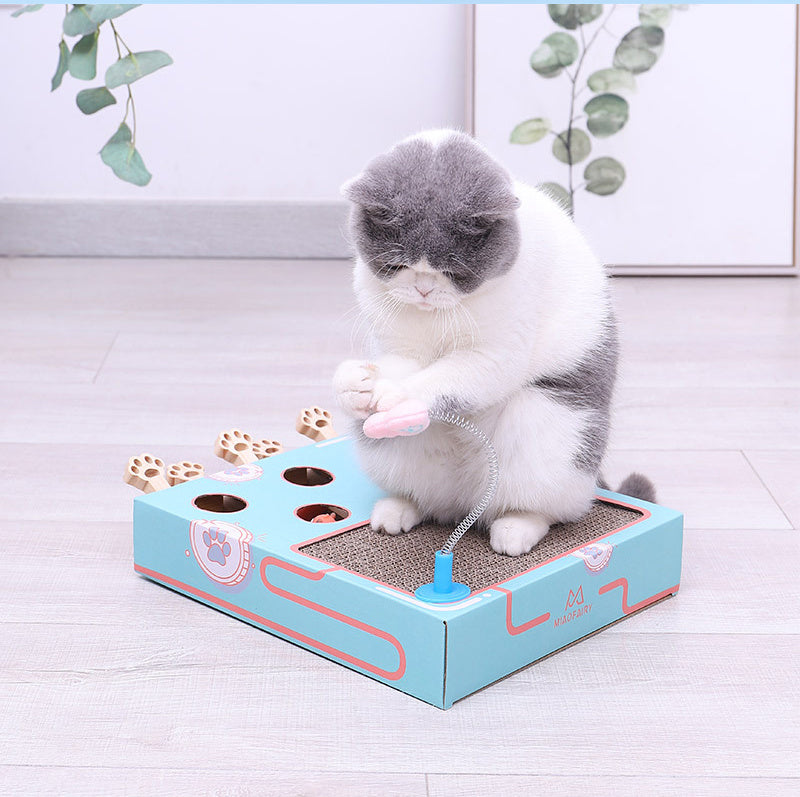FelineFun Interactive Cat Toy | USB-Aufladbar & Geräuscharm | Mit Zufallsmodus & Federn