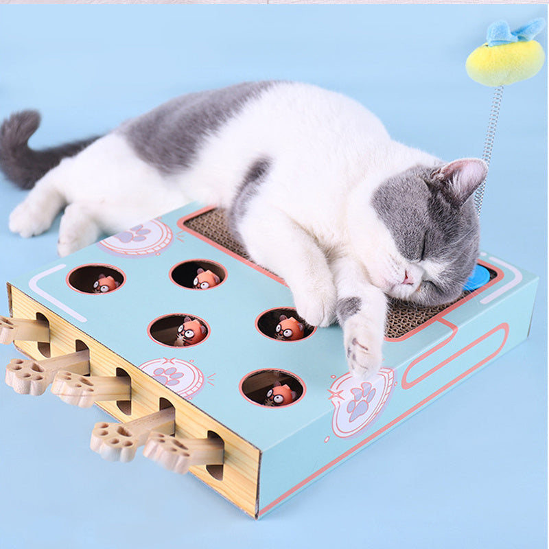FelineFun Interactive Cat Toy | USB-Aufladbar & Geräuscharm | Mit Zufallsmodus & Federn
