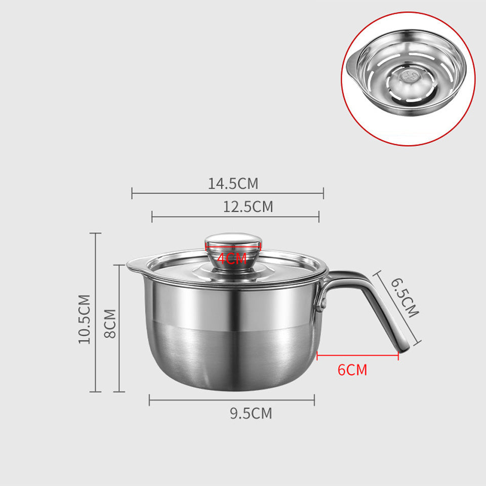 Ovinto Eierscheider | Edelstahl & hygienisch | Für Backen, Kochen & Fitnessrezepte | Mit Deckel & ergonomischem Griff