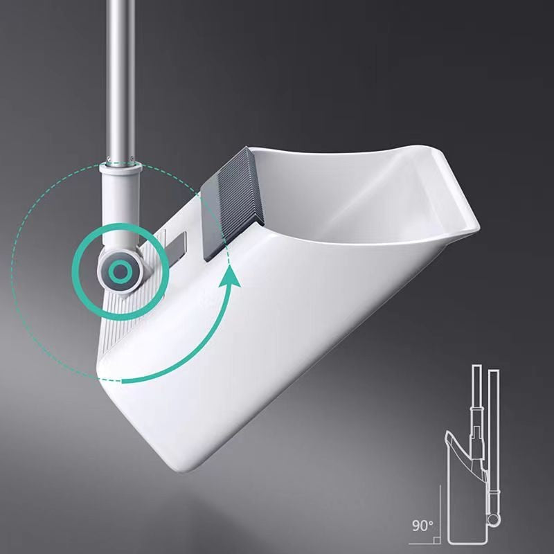 SweepMate Duo | Multifunktionales Besen- und Kehrschaufel-Set | Mit Selbstreinigungskamm | Ergonomisch & Platzsparend
