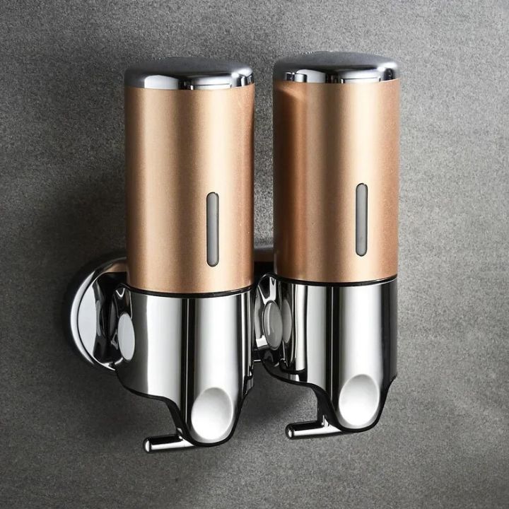 Glanzvaro Seifenspender Set | Edelstahl Design | Wandmontage | 3er Set