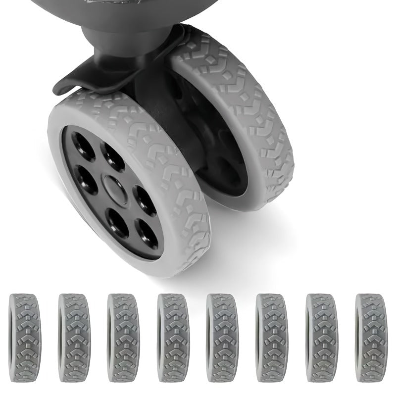 4+4 GRATIS | WheelShield – Schützt deine Kofferrollen und reduziert Lärm