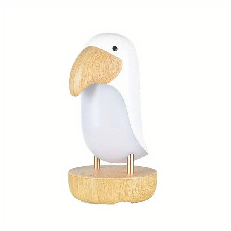 Lumipeck | Specht Tischlampe | Kabellos & Wiederaufladbar | Für Kinder- & Wohnzimmer