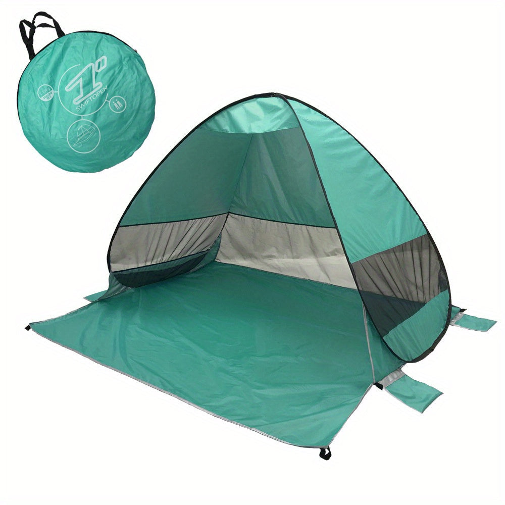 SunShade | Strandzelt 2–3 Personen | UPF 50+ UV-Schutz | Schnell Aufgebaut & Atmungsaktiv